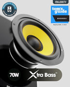 Majority Powered Bluetooth Bookshelf Speakers | Studio Monitors Speaker Set | - Image 2