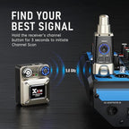 Xvive U45R2 Wireless in Ear Monitor System 5.8ghz IEM System 1 Transmitter and - Image 4
