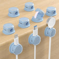 Magnetic Cable Clips, Adjustable Cord Holder Management, Adhesive Wire Keeper by COOCAT