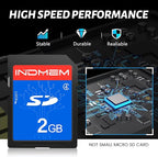 INDMEM SD Card 2GB, 6 Packs Class 4 2GB Flash Memory Card MLC Standard Secure - Image 4