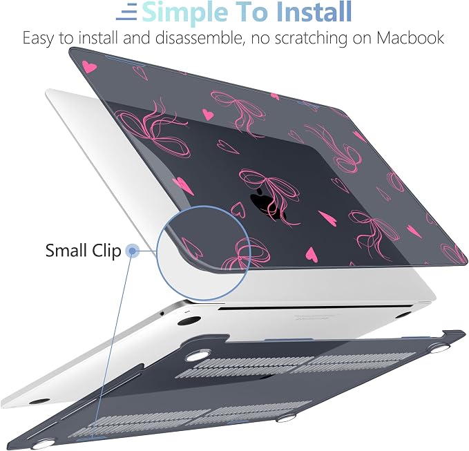 MEEgoodo Case for MacBook Pro 13 inch Case 2022 2021 2020 New A2338 M2/M1 A2251 - Image 4