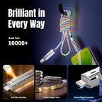 4 in 1 Charging Cable Fast Charging 66W, USB C Cable 3.3 FT Chubby USB A/C to - Image 5