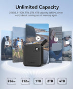 ORICO Portable SSD 512 GB with 2 in 1 USB C Cable, External Solid State Drives - Image 4