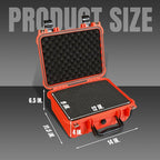 14x 11.5x 6.5 Inch Hard Case, Portable Weather Waterproof Protective Camera Case - Image 2