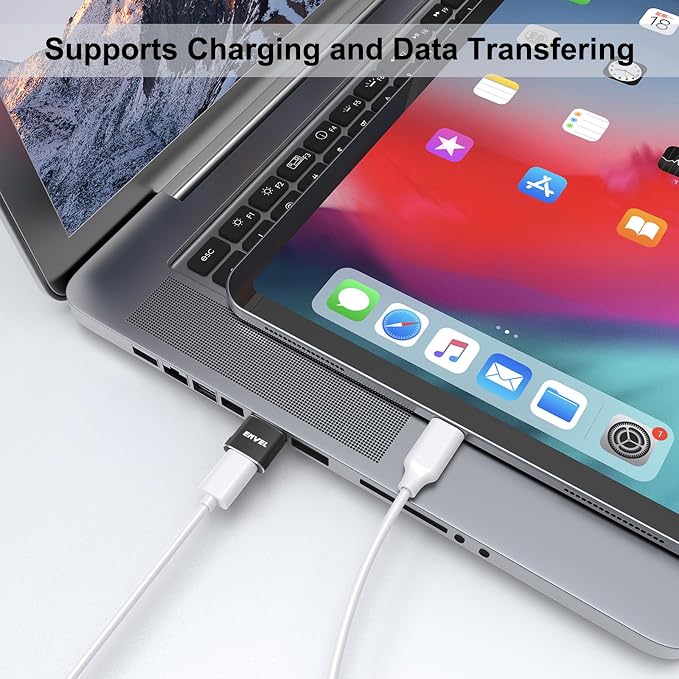 ENVEL USB to USB C Adapter, USB3 5Gbps High Speed Data Transfer, OTG Converter - Image 4