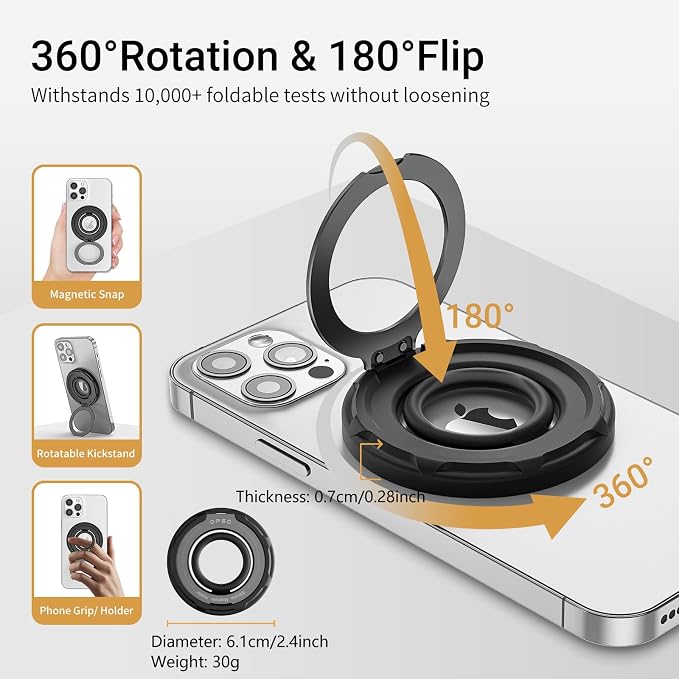 OPSO Magnetic Phone Ring Holder - Image 3
