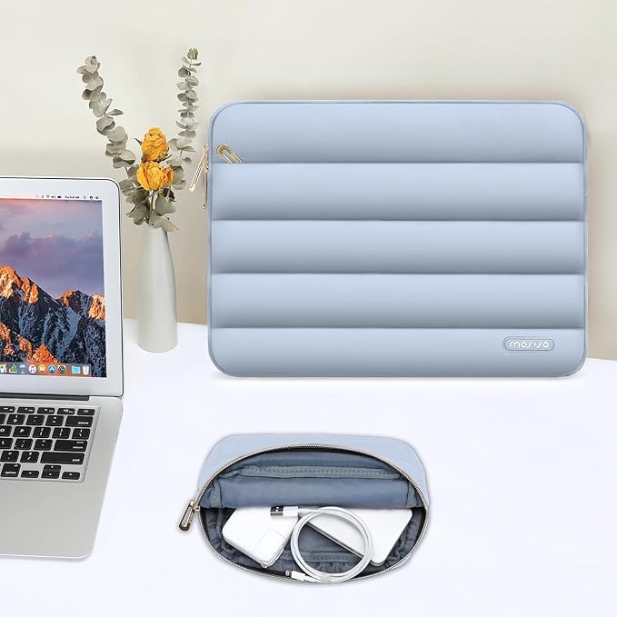 MOSISO 15-15.6 inch Laptop Case, 16 inch Puffy Laptop Sleeve Compatible - Image 5