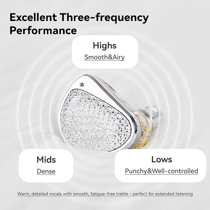 STA-K In Ear Monitor, EarAcoustic Audio HiFi Stereo Wired Earbuds, Hybrid Dual - Image 4