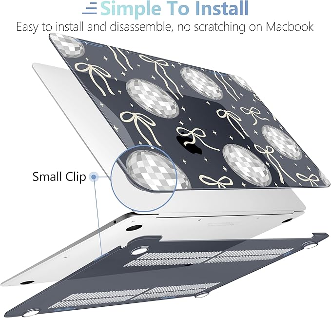 MEEgoodo for MacBook Air 13 inch Case 2021 2020 2019 2018 Released A2337 M1 - Image 4
