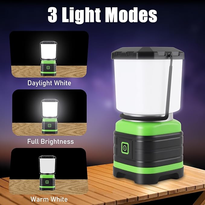 Lichamp LED Camping Lantern, Battery Powered LED Lights Camping Essentials - Image 2