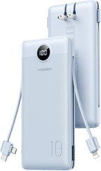 VEGER Travel Essential AC Wall Plug Portable Charger, 10000mah Slim Portable by VEGER