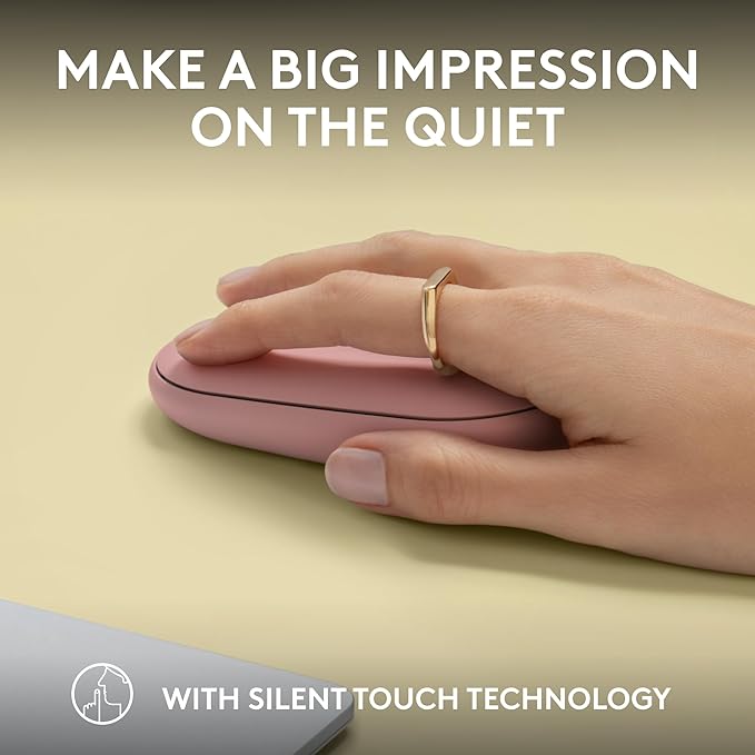 Logitech Pebble Mouse 2 M350s Slim Bluetooth Wireless Mouse, Lightweight - Image 5