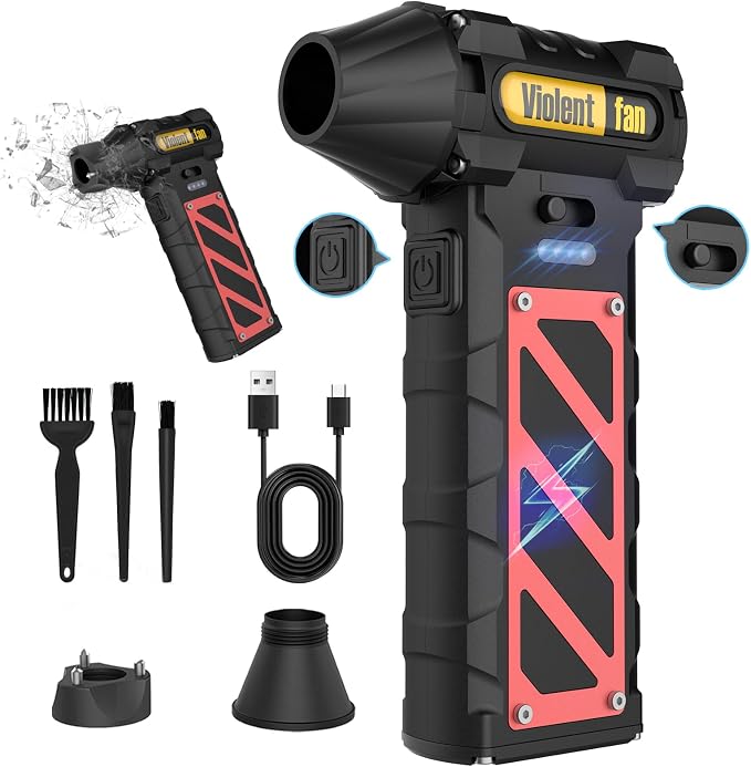 Electric Air Duster-Compressed Air Duster, 60mph Wind Stepless Speed Canned Air by Unknown