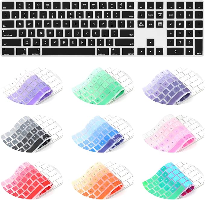 Allinside Black Cover for Apple iMac Magic Keyboard - Image 7