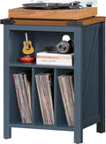 Record Player Stand with Vinyl Record Storage Holds up to 160 Albums, Large by Joaxswe
