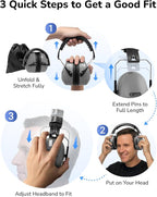 Dr.meter Hearing Protection Earmuffs, 31dB Noise Reduction Safety Ear Muffs - Image 8