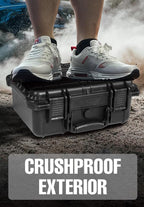 14x 11.5x 6.5 Inch Hard Case, Portable Weather Waterproof Protective Camera Case - Image 7