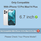 Compatible for iPhone 13 Pro Max Privacy Screen Protector/iPhone 14 Plus Screen - Image 2