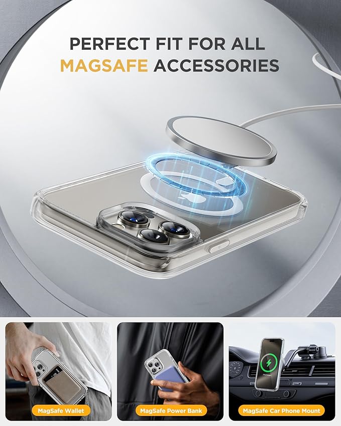 Miracase Magnetic for iPhone 15 Pro Case Full-Body Bumper Phone case - Image 5