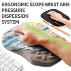 Ergonomic Slope Mouse Pad Wrist Support, Wrist Rest Mousepad - Image 2