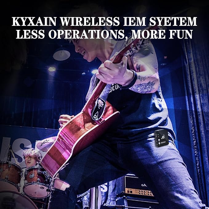 2.4GHz Wireless in Ear Monitor System, 24Bit/48K Mono Stereo Wireless IEM System - Image 7