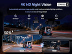 Pelsee 4K Dash Cam Front and Rear, STARVIS 2 Sensor, Dash Camera - Image 3
