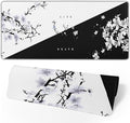 Japanese Life Death Keyboard Mat, Japanese Sakura Pagoda Sun Mouse Pad by Brecoy