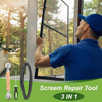 uxcell Screen Repair Kit, 0.16"x 9.8 ft Window Screen Spline - Image 6