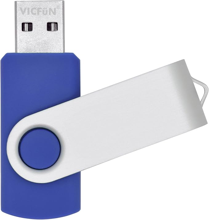 VICFüN 10pcs 8GB USB Flash Drive 8G Blue Color USB 2.0 Flash Memory Stick - Image 2