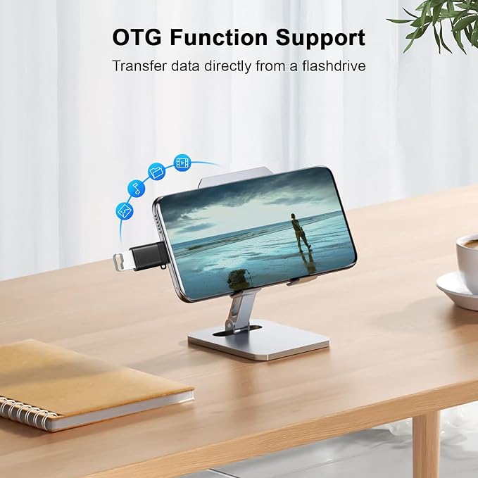 BORLTER CLAMP OTG Micro/USB-C Adapter 2Pack, USB C to USB Adapter 3.0, Micro - Image 5