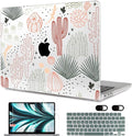 MEEgoodo Case for MacBook Air M4/M3/M2 13.6 inch 2025 2024 2022, Fit Model by MEEgoodo