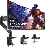 AVLT Single 17"-49" Super Ultrawide Monitor Arm by AVLT-USA