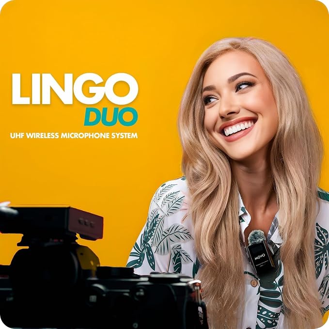 Movo Lingo-Duo 48-Channel UHF Wireless Lavalier Microphone System - Image 5