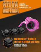 MAXRICH Barbell Clamp 1 inch Multiple Sizes & Adjustable Weight Clips - Image 5
