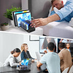 Charging Station for Multiple Devices, 100W 10 Ports Flat Plug Charging Dock - Image 7