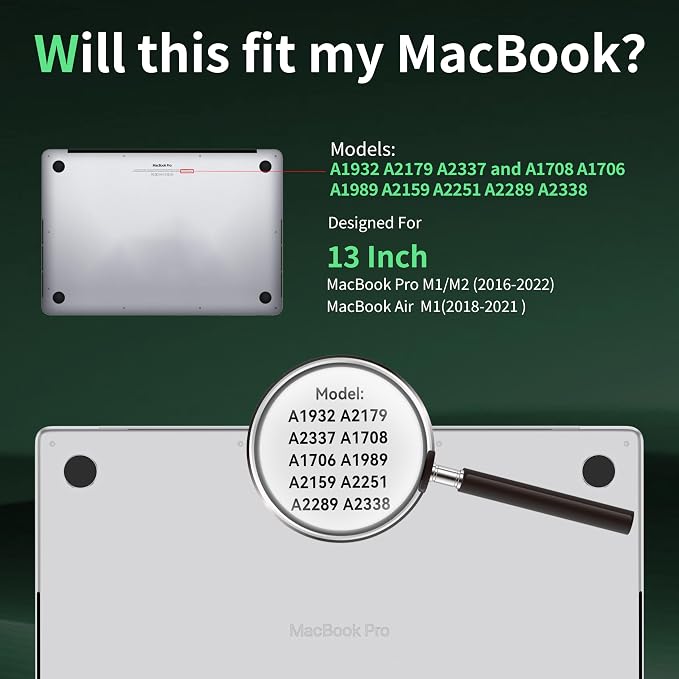 Privacy Screen for MacBook Air 13 Inch M1& Mac Pro 13In M1/M2, Anti Blue Light - Image 6