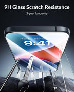 ESR 3 Pack 9H+ Glass for iPhone 13 Pro Max/iPhone 14 Plus Screen Protector - Image 7