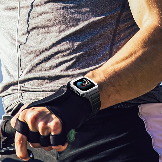 FINTIE Bands with Case Compatible with Fitbit Versa 4/3/2/1/Versa Lite/Fitbit - Image 6