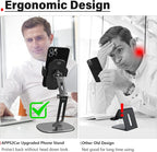 APPS2Car Phone Stand for Desk Adjustable Height 360 Degree Rotation Heavy Base - Image 3