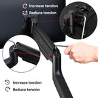Pixio PS2D Ultrawide Heavy-Duty Premium Dual Monitor Arm Stand Desk Mount - Image 7