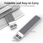 Laptop Stand for Desk, Adjustable Laptop Riser ABS+Silicone Foldable Portable - Image 4