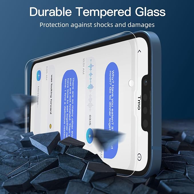 NEW'C 3 Pack Privacy for iPhone 13 Mini Screen Protector, Enhanced 28-Degree - Image 6