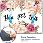 Hokafenle Mouse Pad Motivational, Cute Floral Mouse Pad - Image 5