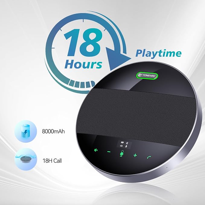 2-in-1 Conference Speaker and Microphone, Daisy Chain Wireless Bluetooth - Image 8