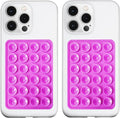 2 Pack Silicone Suction Phone Case Mount, Silicon Adhesive Phone Grip by LvShuLiangPin