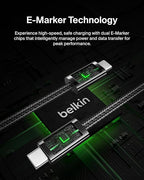 Belkin USB C to USB C Cable, 240W - Image 5