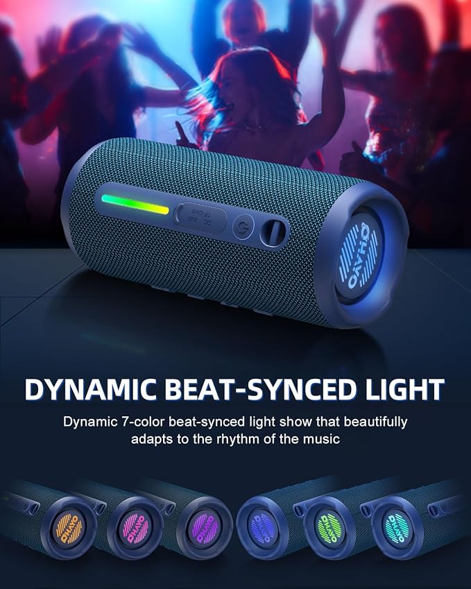 OHAYO Portable Bluetooth Speaker, IPX7 Waterproof Wireless Speaker - Image 6