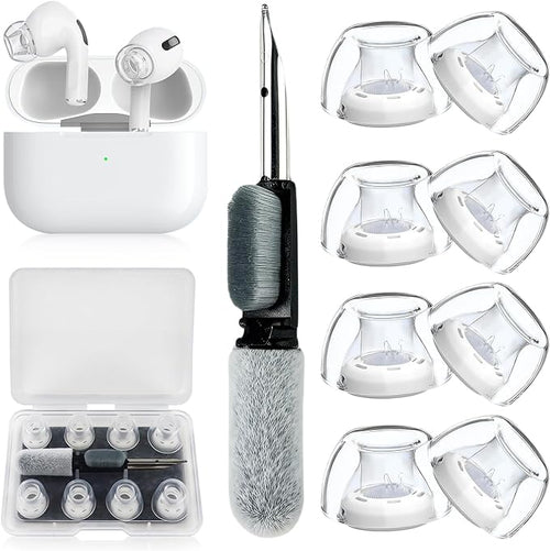 4 Pair Compatible with AirPods Pro 2nd/1st Generation Replacement Ear Tips by Unknown
