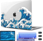 CISSOOK Wave Case for MacBook Air 13 inch Case 2021 2020 2019 2018 Release by CISSOOK
