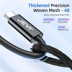 JEYI Thunderbolt 5 Cable 1m/3.3ft 80Gbps, 120Gbps Bandwidth 16K/Dual8K - Image 6